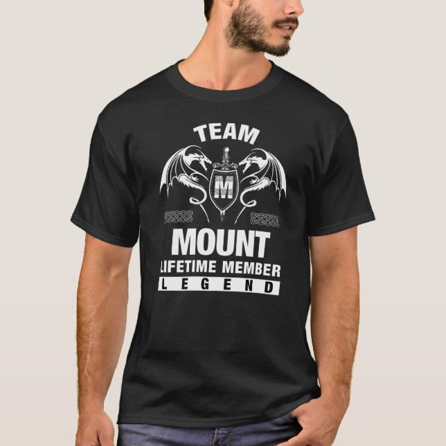 T-shirt Membre à vie Team Mount (Devant)