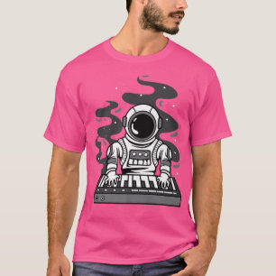T-shirt Membre de la bande de pianistes astronautes