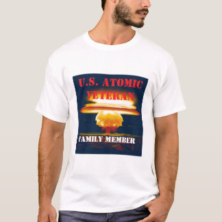 T-SHIRT MEMBRE DE LA FAMILLE DE VÉTÉRAN ATOMIQUE DES ÉTATS