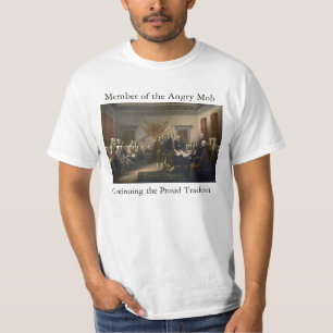 T-shirt Membre de la foule fâchée