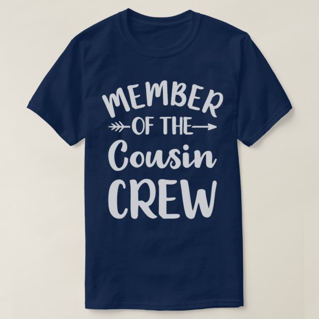 T-shirt Membre de l'équipage du cousin2 (Design devant)