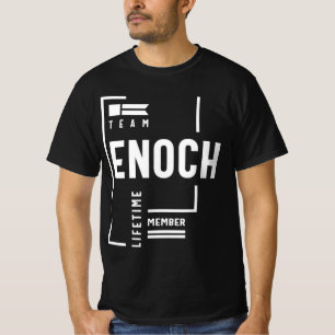 T-shirt Membre de l'équipe Enoch à vie Nom personnalisé