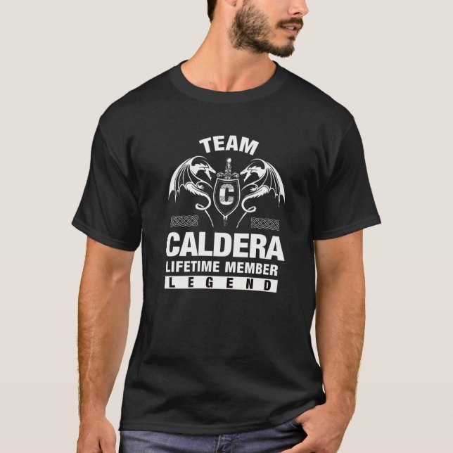 T-shirt Membre de Team Caldera Lifetime (Devant)