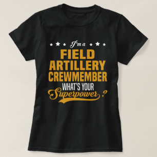 T-shirt Membre d'équipage de l'artillerie de campagne
