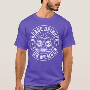 T-shirt Membre du club de buveurs de garage Amateur de biè