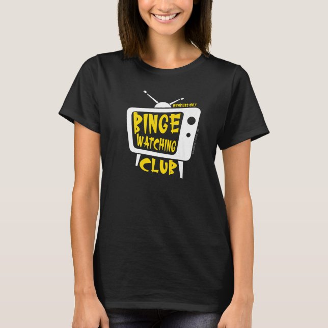 T-shirt Membre du club d'observation de boules seulement T (Devant)