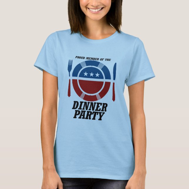 T-shirt Membre du Dinner Party.png (Devant)