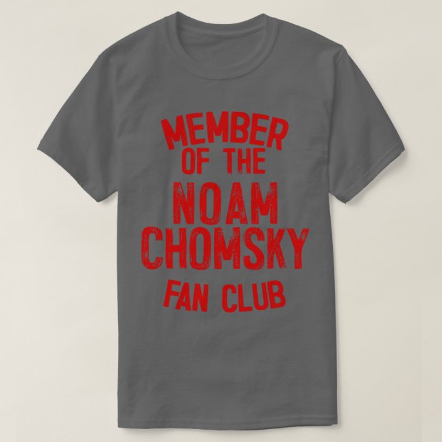 T-shirt Membre du Noam Chomsky Fan Club (Design devant)