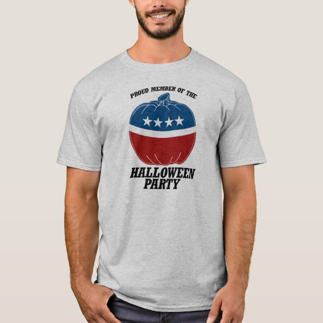 T-shirt Membre du parti Halloween.png (Devant)