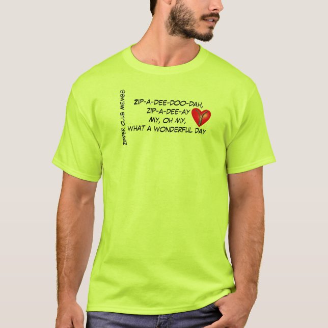 T-shirt Membre du Zipper Club (Devant)