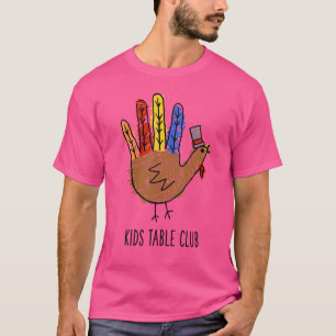 T-shirt Membre fier de The Kids Table Club Action de grâce