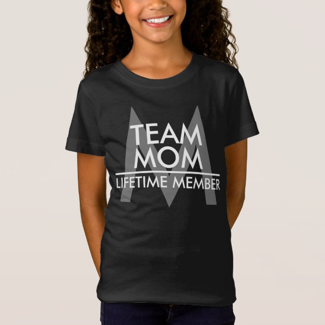 T-shirt membre TEAM MOM à vie (Devant)