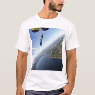 T-shirt Membres de l'équipe de parachute de marine des US