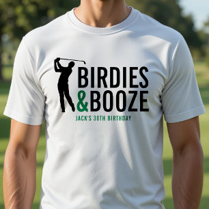 T-shirt Membres du club de golf adulte Birdies & Booze Ann