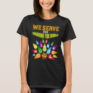 T-shirt Membres du Club Lions Nous servons pour changer le