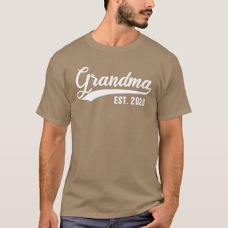 T-shirt Mémé 2026 Grand-mère Est 2026 Mémé Est 2026