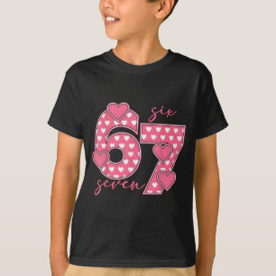 T-shirt Meme 67 6 7 Six Seven Saint-Valentin drôle