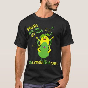 T-shirt Mème Amusant Citron Sur Un Foodie De Professeur De