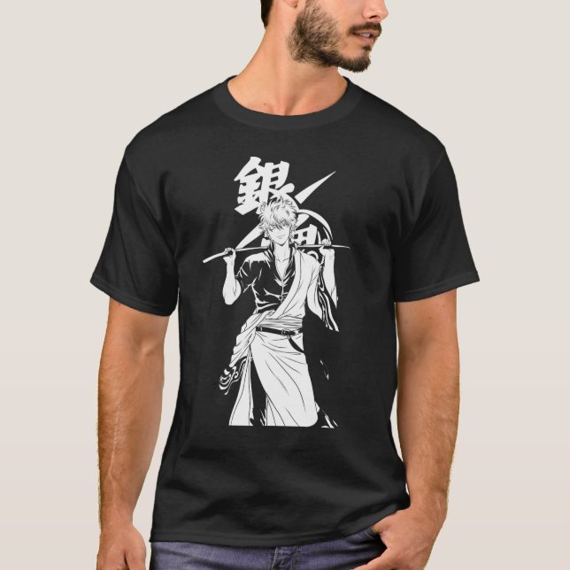 T-SHIRT MÈME ANIME GINTOKI MANGA (Devant)