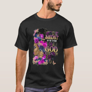 T-shirt Même Au Milieu De Ma Tempête, Je Vois Dieu