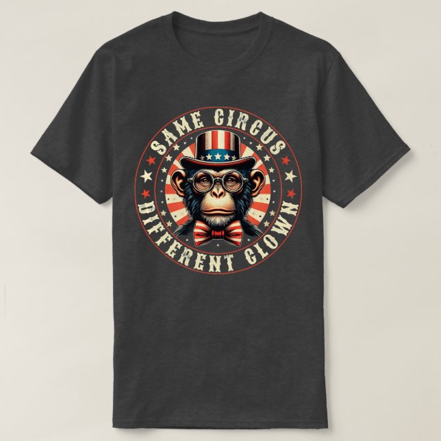 T-shirt Même cirque Clown différent (Design devant)