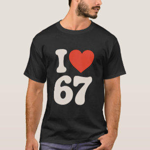 T-shirt Mème Clic 67 - J'aime Six Sept