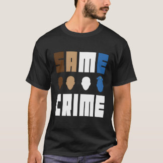 T-shirt Même Criminalité Vie 15 Ans Probation Payée Admini