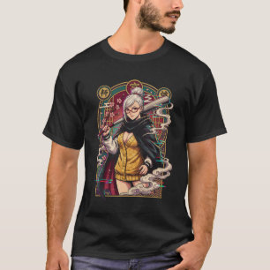 T-shirt Mémé Dandadan Seiko Cheveux Blancs Yeux Rouges Fan