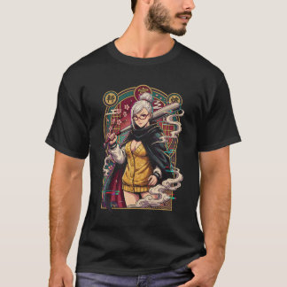 T-shirt Mémé Dandadan Seiko Cheveux Blancs Yeux Rouges Fan