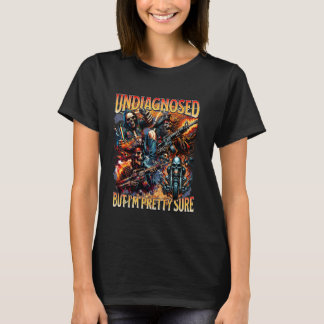 T-shirt Mème d'autisme Non diagnostiqué mais je suis presq