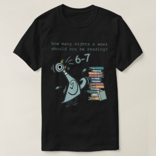 T-shirt Mème de 6-7 nuits de lecture pour enseignant