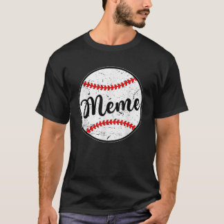 T-shirt Mème De Baseball Mème De Grand-Mème De Baseball Mè