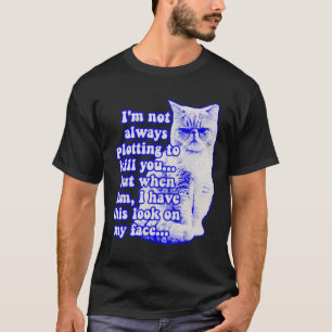 T-shirt Mème de chat amusant pour les propriétaires de cha