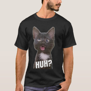 T-shirt Mème de chat drôle aux yeux croisés hein chat drôl