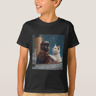 T-shirt Mème de chat drôle du film Titanic Rms bateau de c