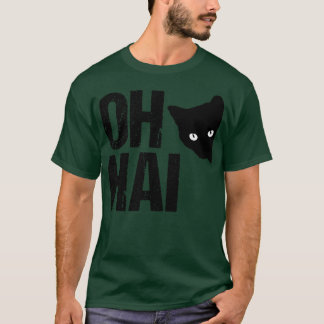 T-shirt Mème de chat drôle Oh Hai