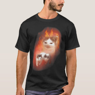 T-shirt Mème de chat en colère humour drôle chaton amateur