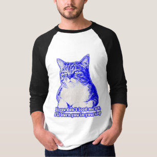 T-shirt Mème de chat en colère pour les amoureux de les ch
