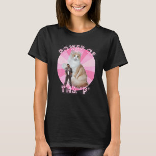 T-shirt Mème de chat ironique Hip hop Streetwear Pouvoir d