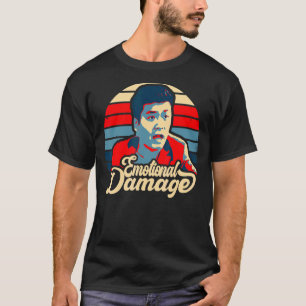 T-shirt Mème de dégât émotionnel Asiatique Rétro Espoir Co