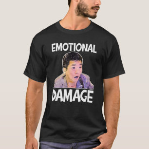T-shirt Mème de dommages émotionnels mème mignon mignon ci