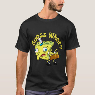 T-shirt Mème de Fesse de Poulet Spongebob