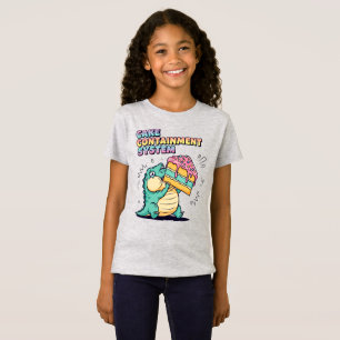 T-Shirt Mème de gâteau Chubby Dinosaur
