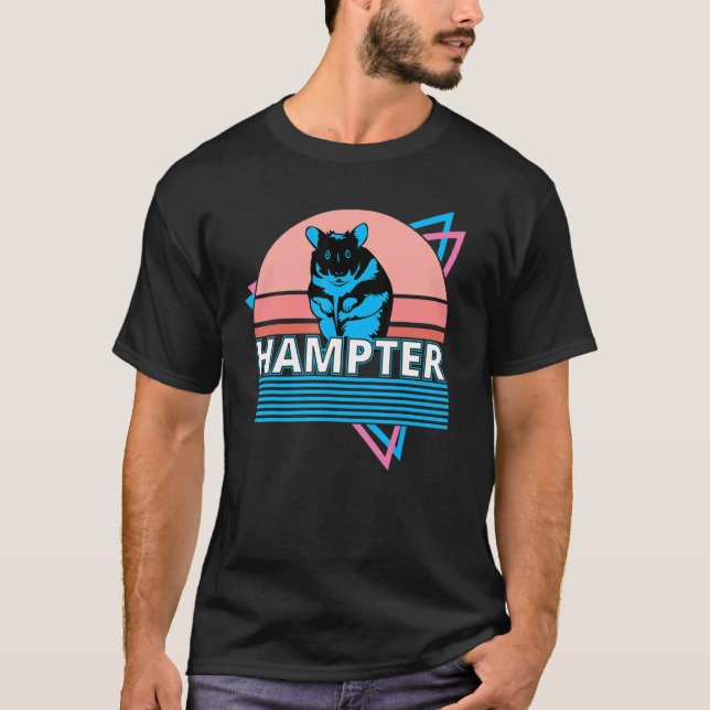 T-shirt Mème de Hampter rétro, Marque du propriétaire Synt (Devant)