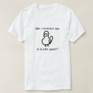 T-shirt Mème de jeu de quête secondaire