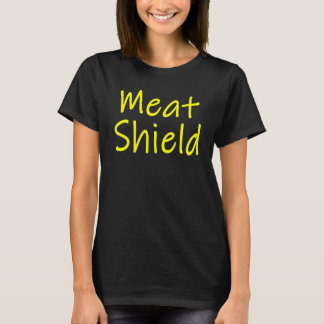 T-shirt Mème De Joueur Du Bouclier De Viande Pour Les Joue