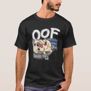 T-shirt Mème de joueur Oof Noob Culture Internet Pug Joueu