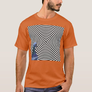 T-shirt Mème de pigeon hypnotique