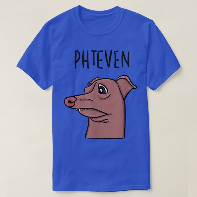 T-shirt Meme Dog Funny Phteven lisping Dog  (Design devant)