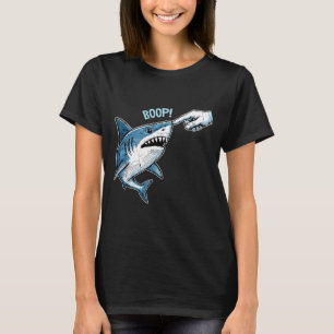 T-shirt Mème drôle boop requin humour nez touche